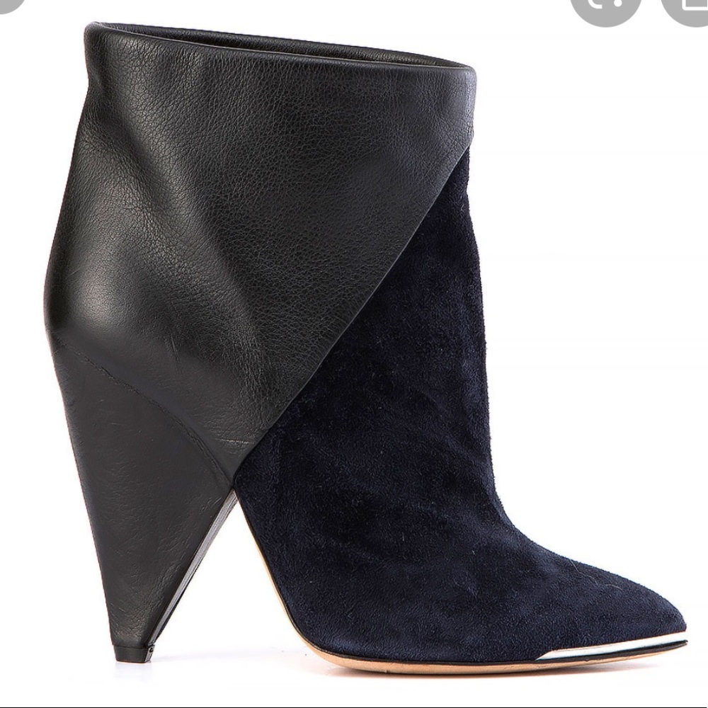 IRO Leather and Suede Ankle Boots - Size IT 40